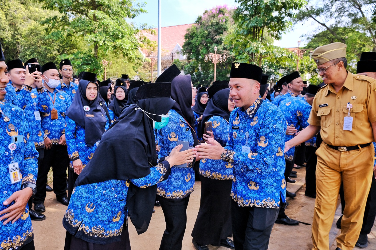 BERSINERGI: Wali Kota Solo Respati Ardi hadiri pelantikan ASN Pemkot Solo,&nbsp;Senin (15/9/2025)