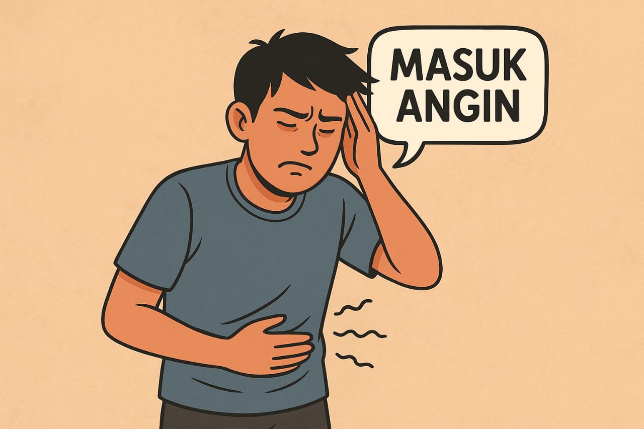 Ilustrasi masuk angin