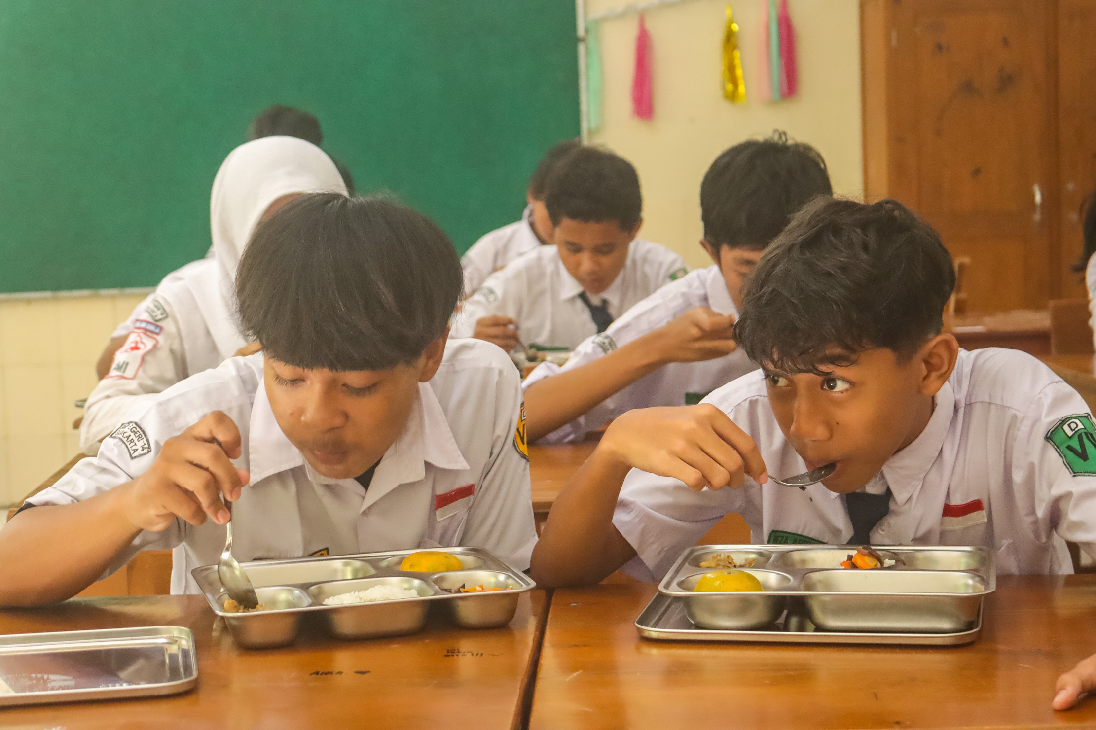 Program makan bergizi di Kota Solo terus dipantau. (M Ihsan/Radar Solo)