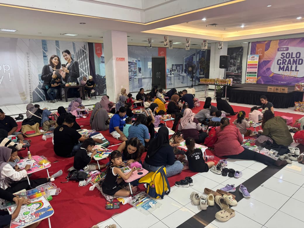 Akhir pekan di Neo Solo Grand Mall meriah! Lomba Mewarnai, Fashion Show, dan EDU FEST 2025 hadir untuk anak-anak Solo Raya.