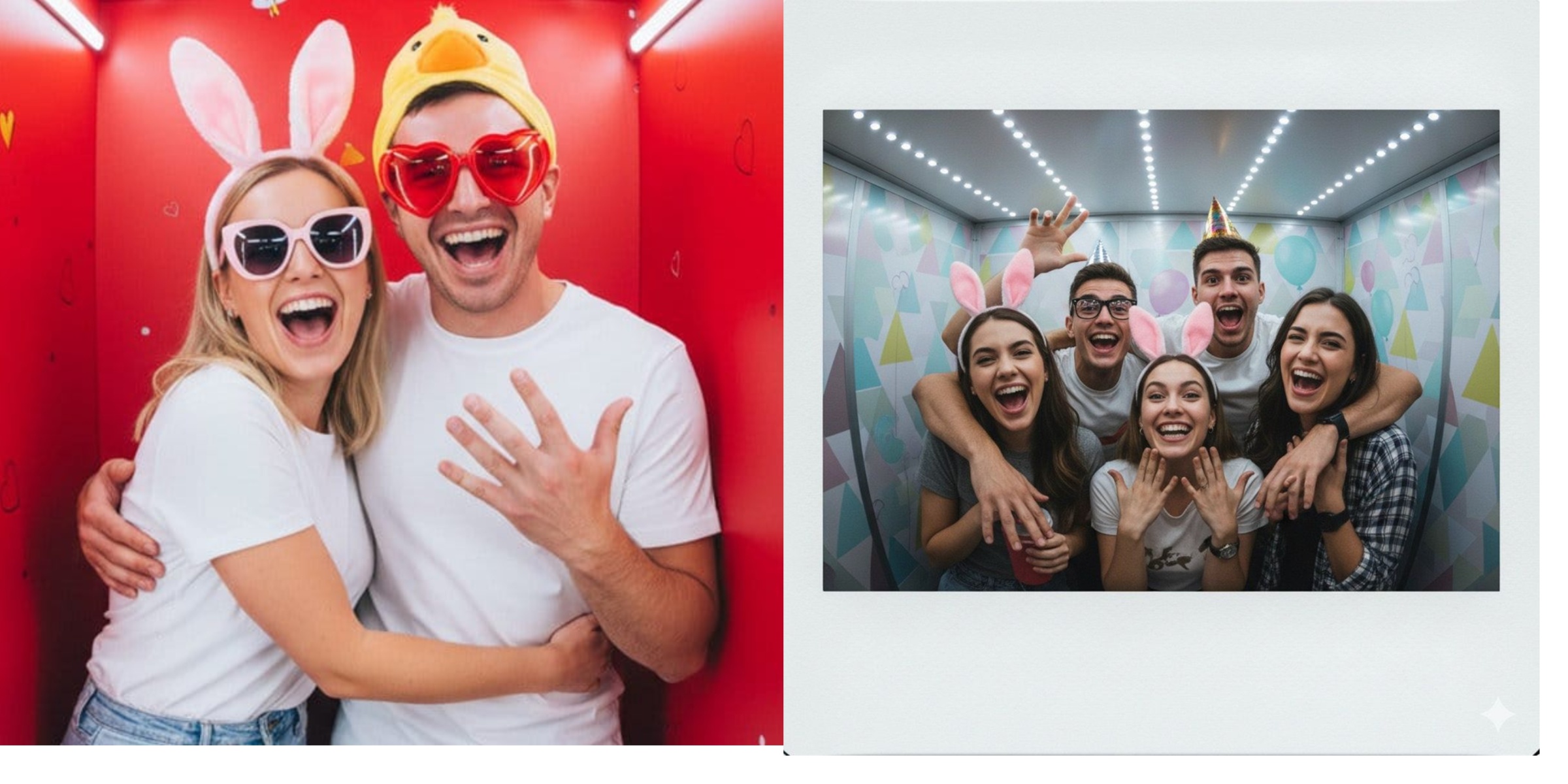 20 kumpulan prompt Gemini AI untuk foto Photoboxestetik bersama pacar & teman hasil realistis siap dicoba di Google Gemini
