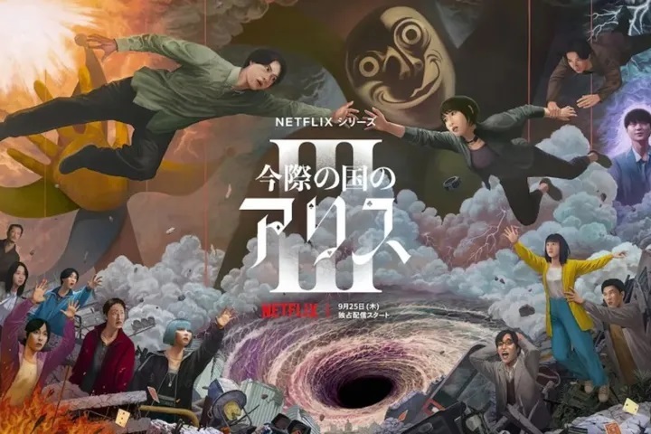 Alice in Borderland Season 3 tayang jam berapa?. Simak sinopsis, fakta menarik, dan link nonton sub Indo di sini!