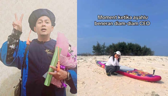 Ayah Heffy, Defi Rahadi ikut viral usai kisah nyata anak dijemput ayah SEO bak drama China.