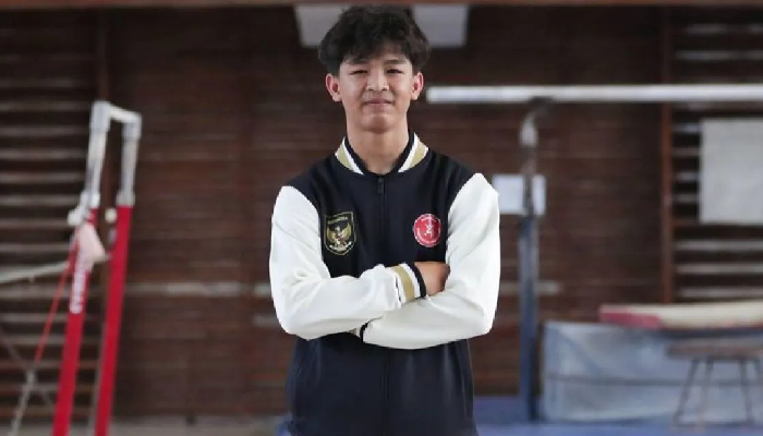 Atlet gimnastik Indonesia Naufal Takdir Al Bari meninggal dunia di Penza, Rusia, Kamis (25/9/2025).