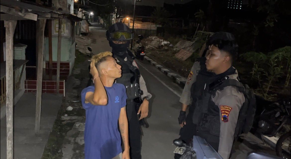 Ananda Putra Setiawan, 20, warga Kecamatan Karangpandan, Karanganyar diamankan Tim Sparta Polresta Solo.