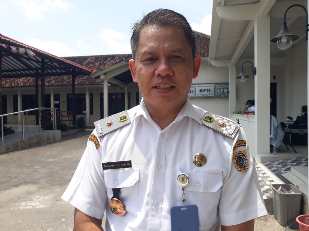 Kepala Badan Pengelolaan Keuangan, Pendapatan dan Aset Daerah (BPKPAD) Klaten Fadzar Indriawan. (Angga Purenda/Radar Solo)