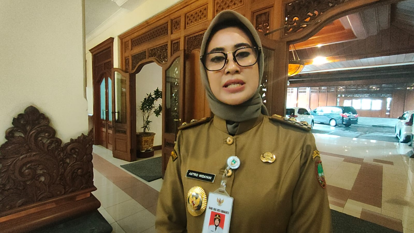 Wakil Wali Kota Solo Astrid Widayani saat ditemui di Balai Kota Solo