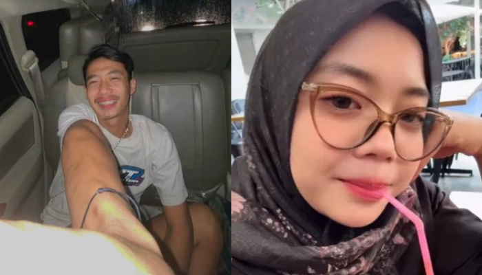 Sosok diduga Agil, sopir mobil rental Nurul Sahara.
