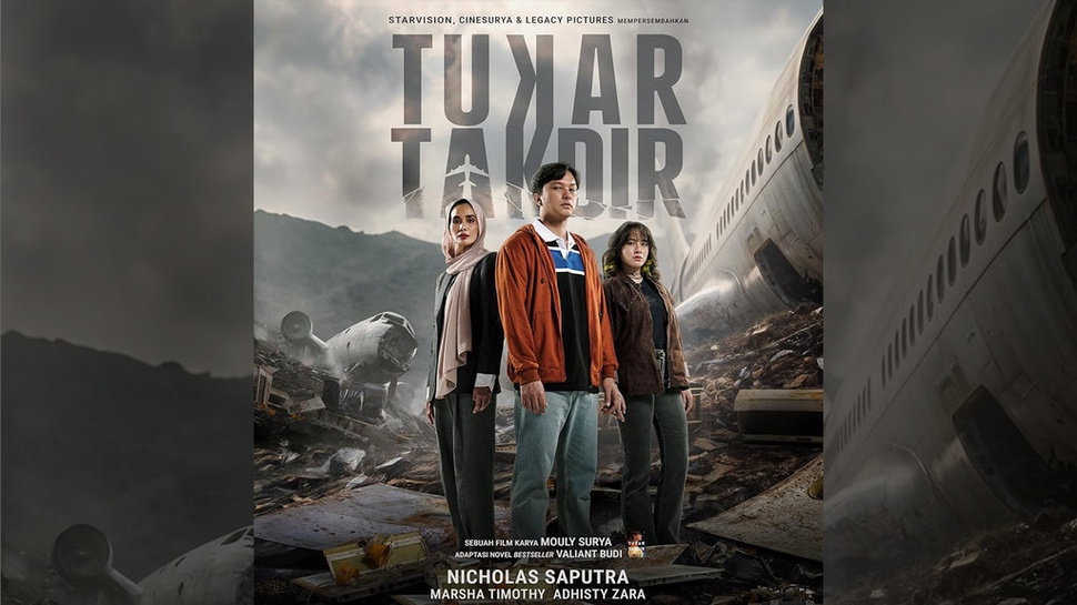 Film Tukar Takdir kapan tayang di bioskop? Simak sinopsis lengkap dan daftar pemainnya dari Nicholas Saputra hingga Marsha Timothy.