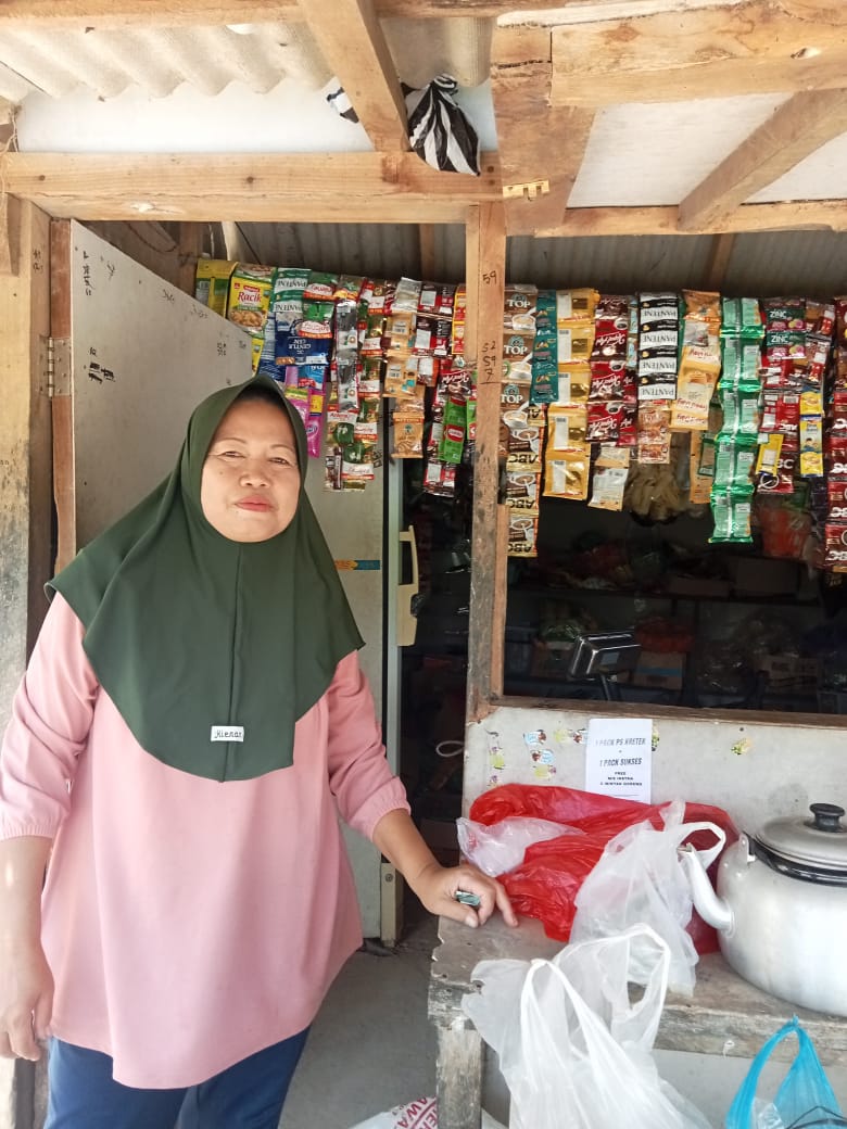 TKP pencurian barang dagangan warung di Desa Gedongrejo, Kecamatan Giriwoyo, Wonogiri.