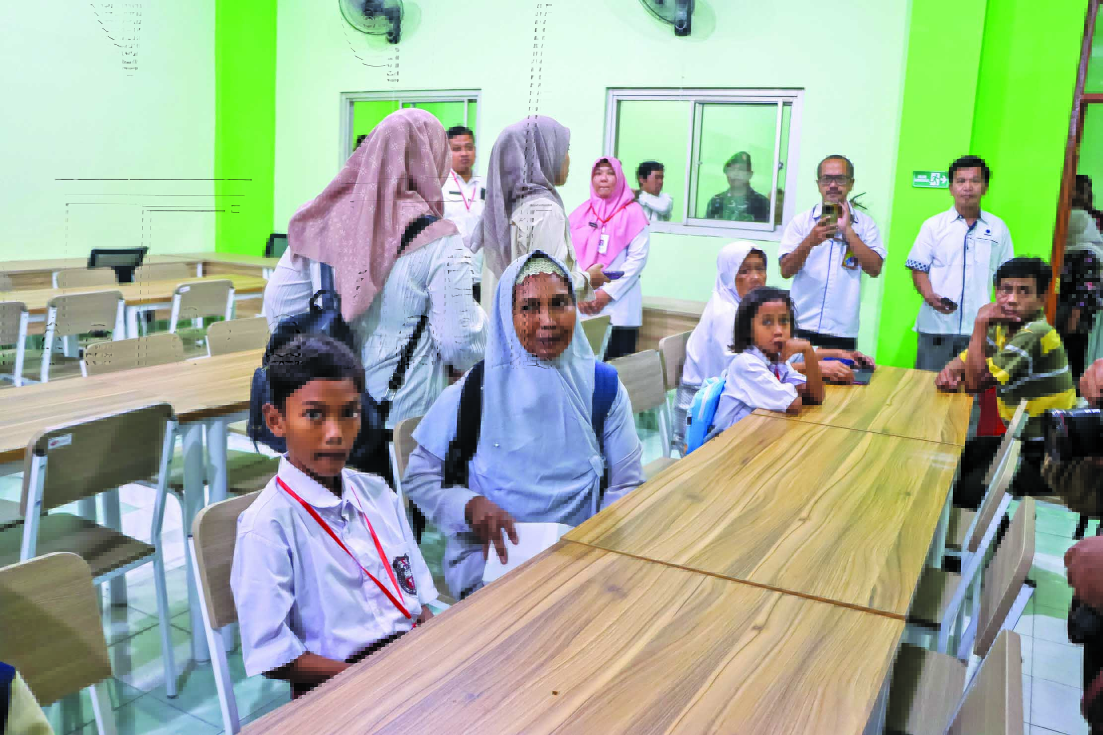 Launching Sekolah Rakyat Dasar (SRD) 2 Kota Solo yang dihadiri Wamensos, Senin (6/10).