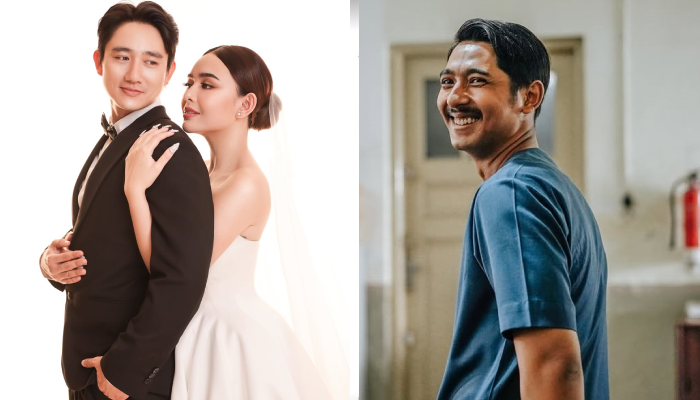 Foto prewedding Amanda Manopo dan Kenny Austin (kiri). Arya Saloka (kanan).