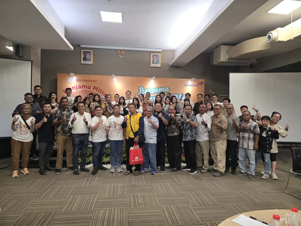 Air Mancur gelar gathering di Surabaya, apresiasi mitra berprestasi pada 9 Oktober 2025.