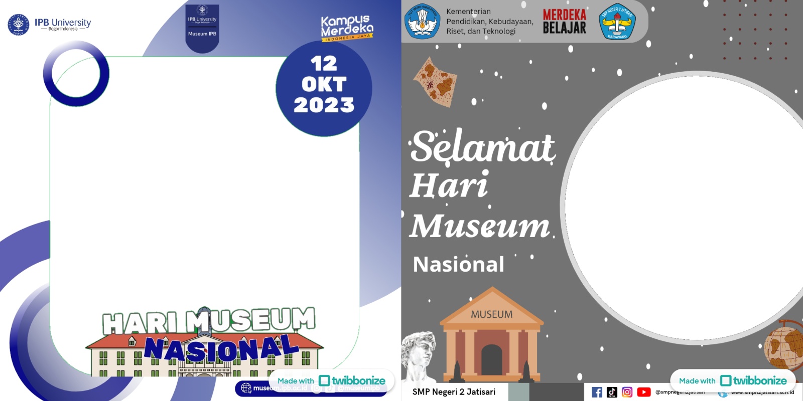 5 Kumpulan Link Twibbon Hari Museum Nasional 2025 Diperingati Setiap 12 Oktober: Gratis, Terbaru, dan Siap Pasang di Medsos!