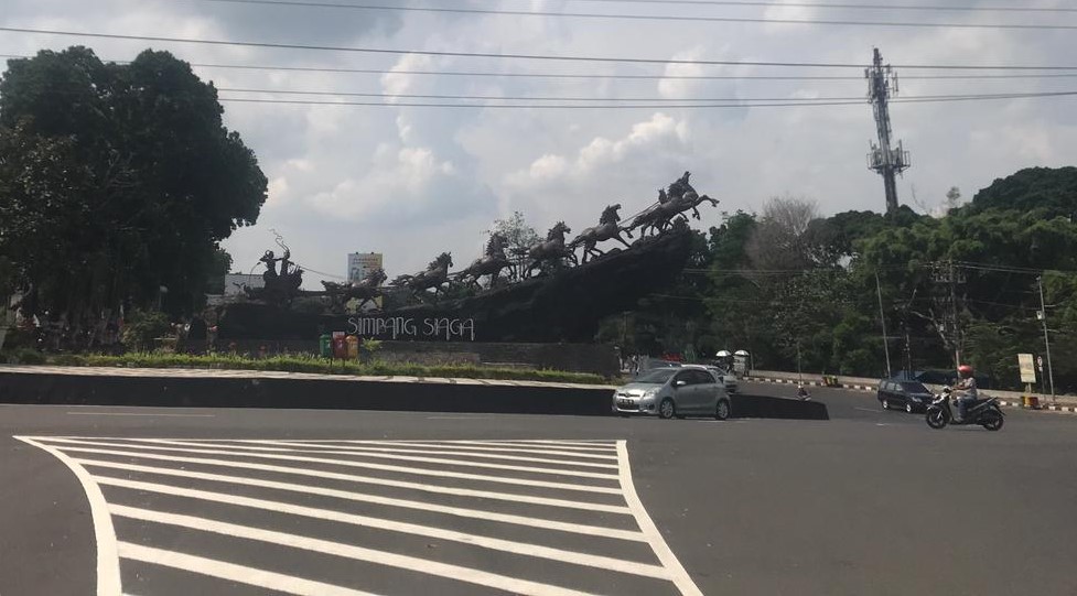 Kawasan Simpang Lima Boyolali bersolek. Selain revitalisasi, pemkab setempat akan menata PKL di tempat ini.