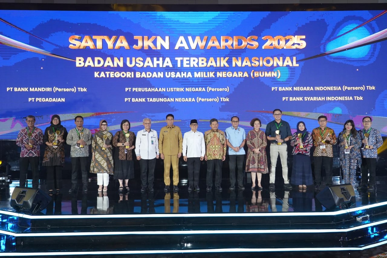 BPJS Kesehatan menggelar penganugerahan Satya JKN Award 2025 di Jakarta, Selasa (14/10/2025).