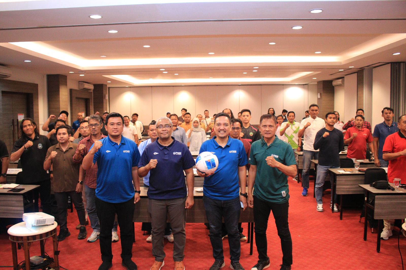 BERSIAP: Managers meeting Kualifikasi Pekan Olahraga Provinsi (Porprov) cabang sepak bola