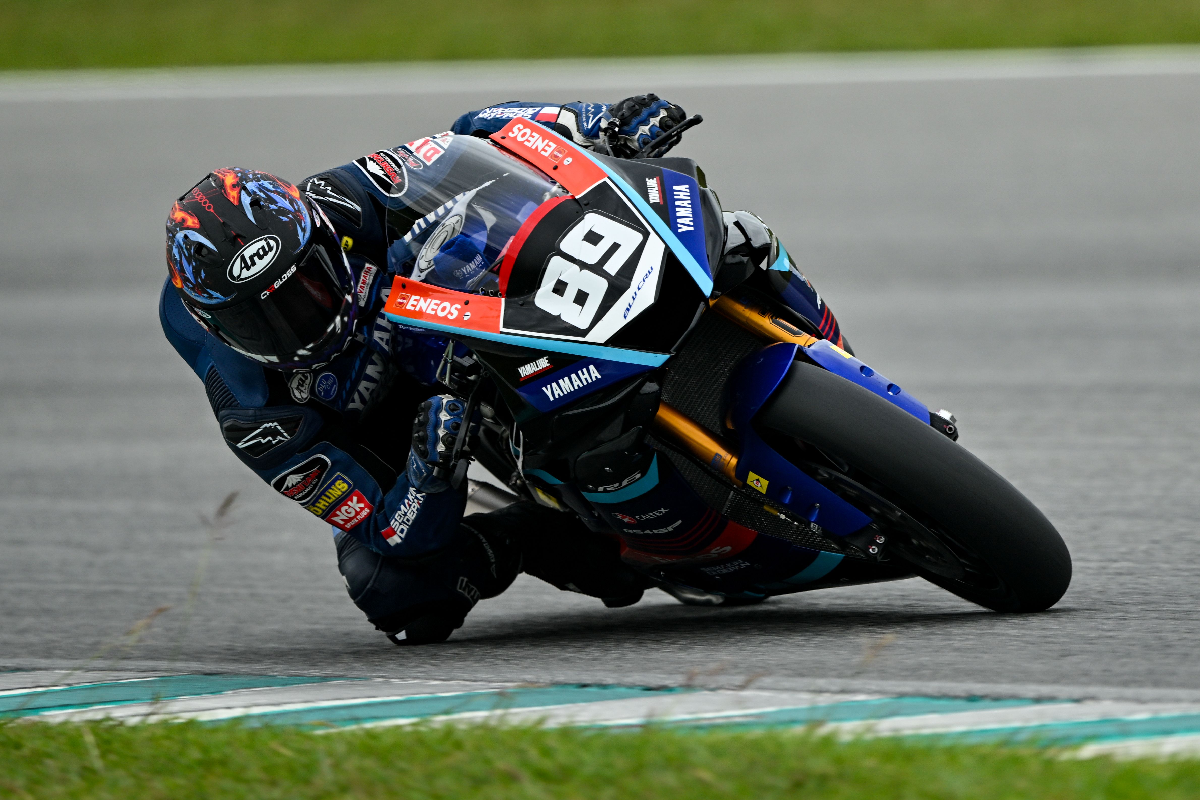 Wahyu Nugroho saat jalani race di Sepang Malaysia