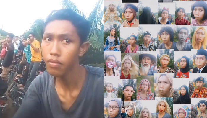 Fery Suriadi atau Fery Kameda Depan dengan beragam kreasi skin kocak buatan netizen.