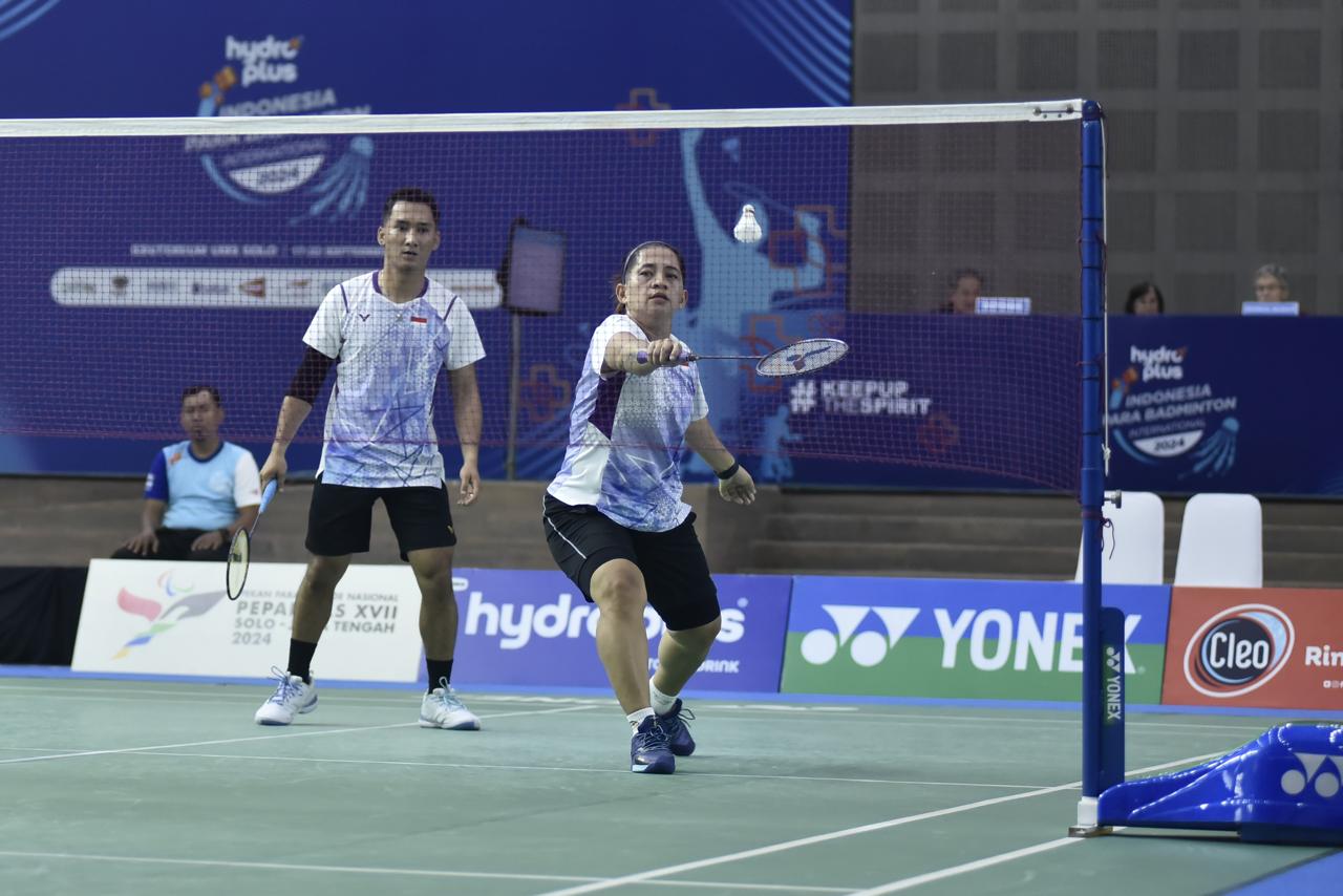 Atlet andalan Indonesia Leani Ratri Oktila saat mengikuti sebuah kejuaraan.