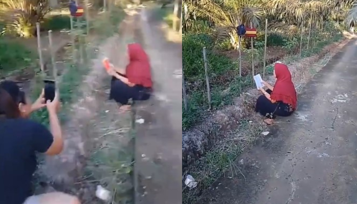 Potongan video emak-emak diduga lakukan penistaan agama dengan mengolok-olok bacaan ta