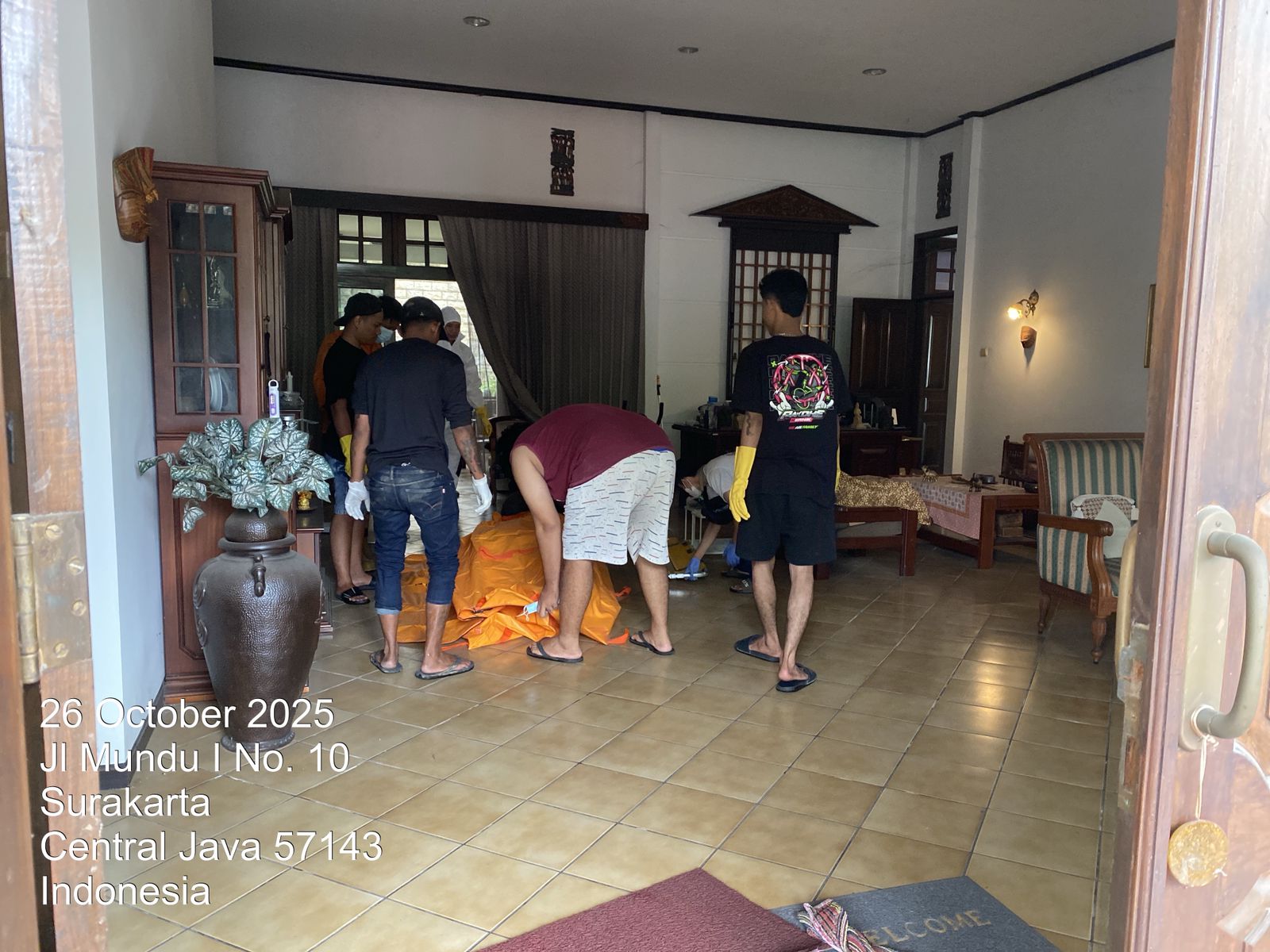Warga di Solo ditemukan tak bernyawa di dalam rumahnya.