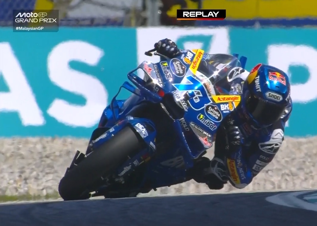 Hasil MotoGP Malaysia 2025 Alex Marquez raih kemenangan di Sepang, Francesco Bagnaia alami masalah motor di akhir balapan.