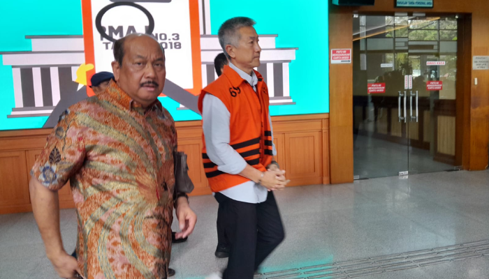 Jimmy Masrin dan kuasa hukum Soesilo Aribowo jalani sidang lanjutan kasus dugaan korupsi pembiayaan ekspor Lembaga Pembiayaan Ekspor Indonesia (LPEI).