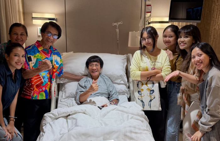 Seto Mulyadi alias Kak Seto saat menjalani perawatan di rumah sakit usai didiagnosis stroke ringan.