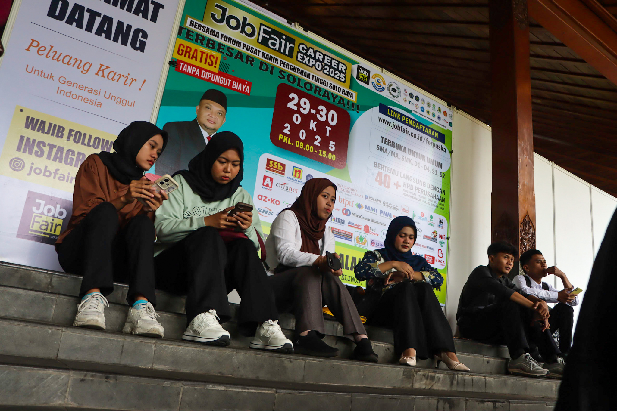 Pemkot Solo gelar Job Fair di Pendapa Balai Kota, Rabu (29/10/2025).
