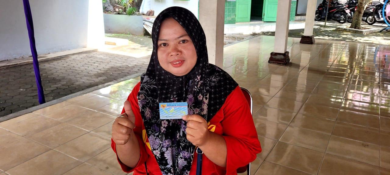 Sumiyati, 37, warga Kecamatan Klego, Kabupaten Boyolali banyak rasakan manfaat program JKN.