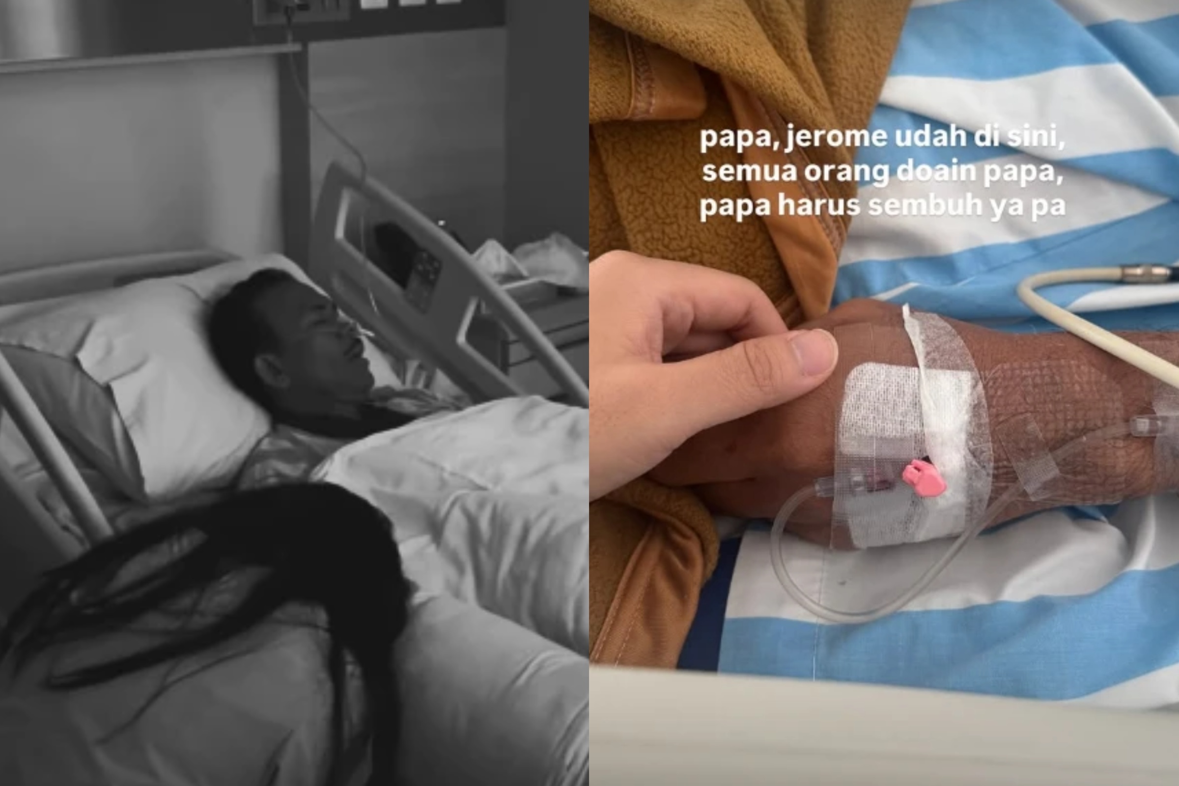 Ayah Jerome Polin Sakit Apa? Tangis Sang YouTuber Pecah Usai Lihat Sang Ayah Kritis di Rumah Sakit