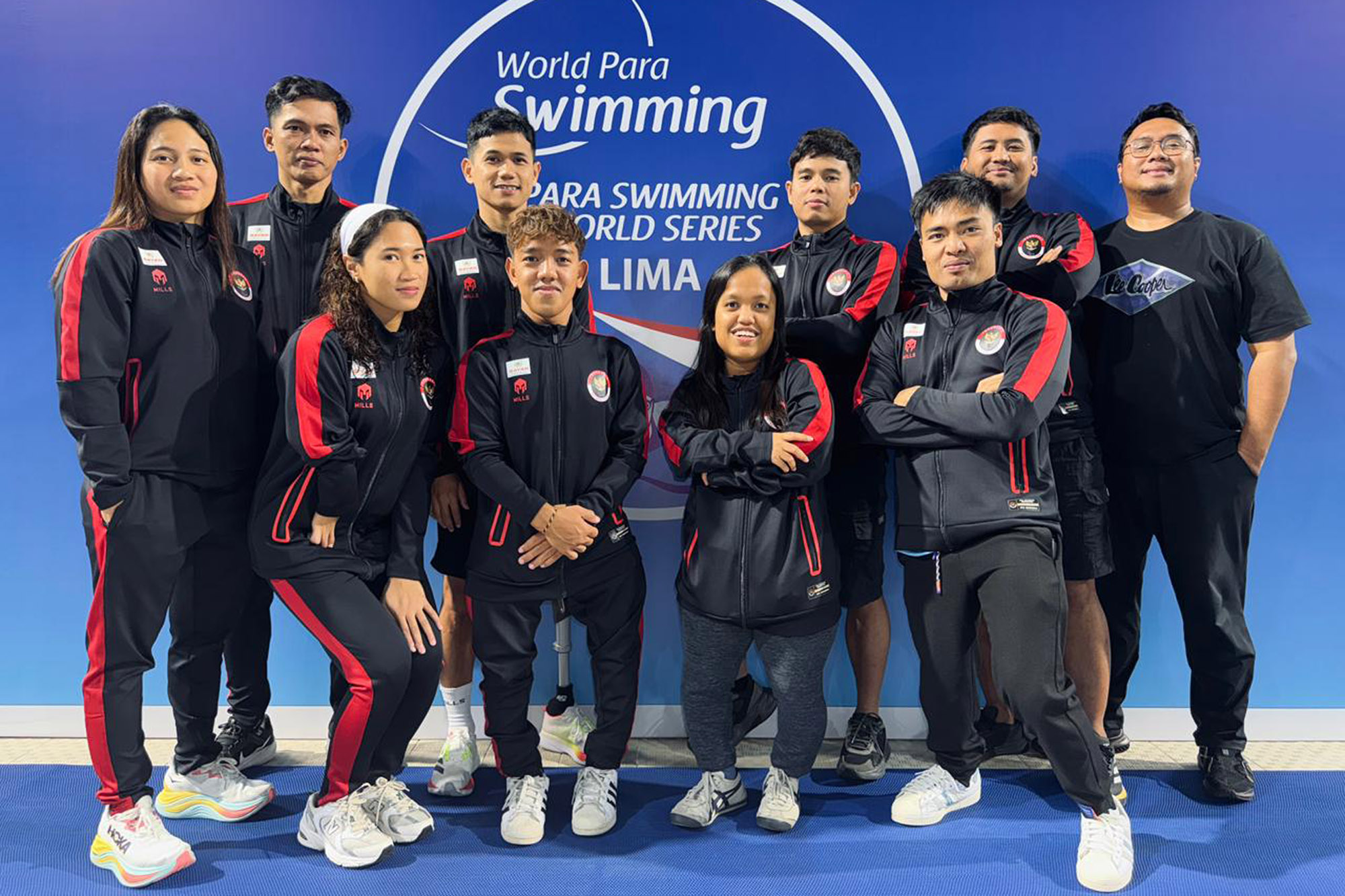 Tim Para Renang Indonesia usai terjun di ajang World Series Lima 2025