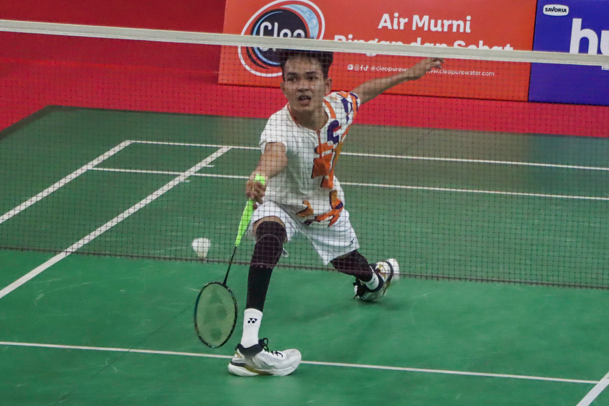 DUTA BANGSA: Pebulu tangkis Indonesia Muhammad Al Imran saat terjun di Indonesia Para Badminton International di GOR Indoor Manahan.