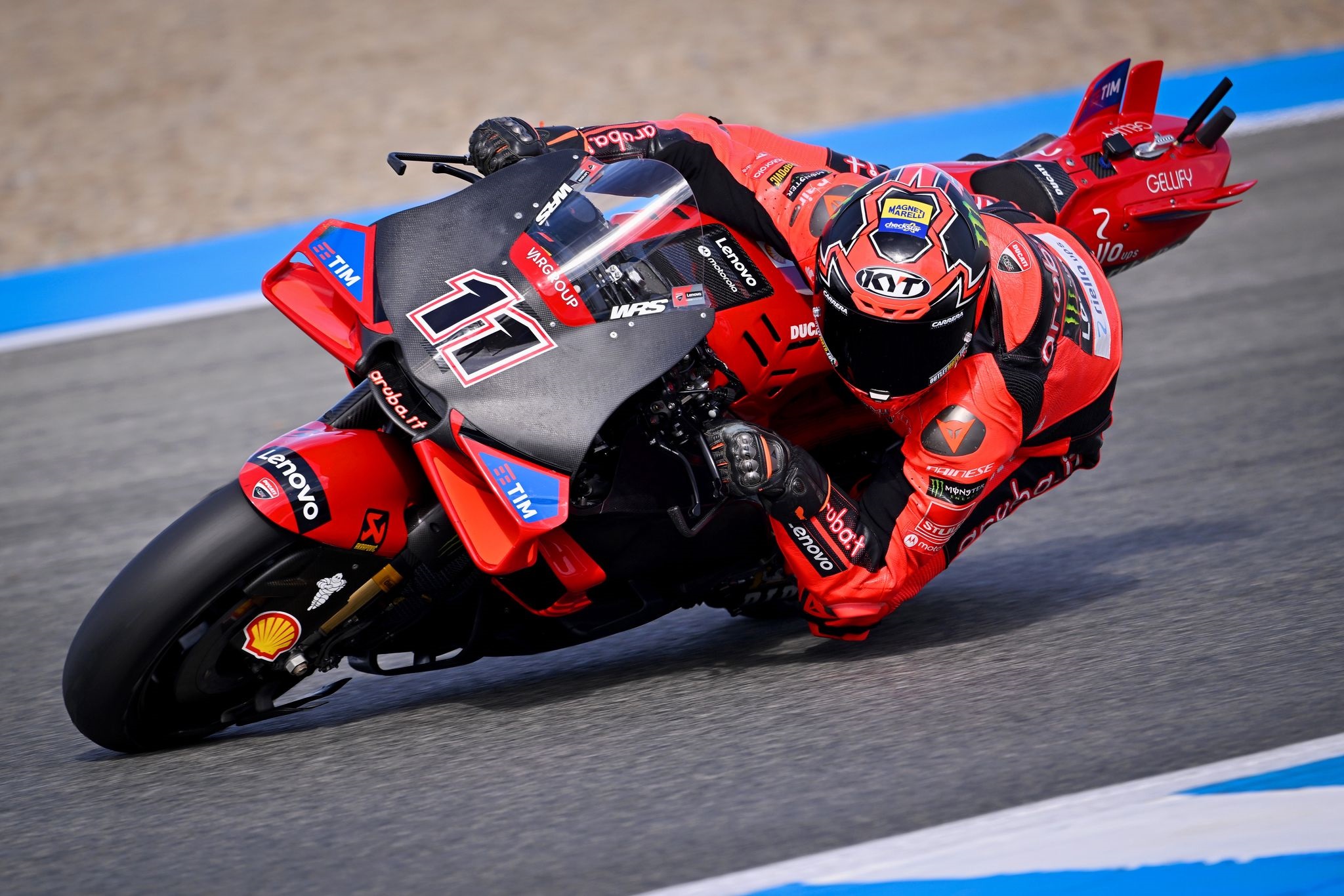 Nicolo Bulega rampung jajal motor Ducati Desmosedici GP25 di Jerez, Spanyol,  sinyal kuat gantikan Marc Marquez di MotoGP Portugal 2025