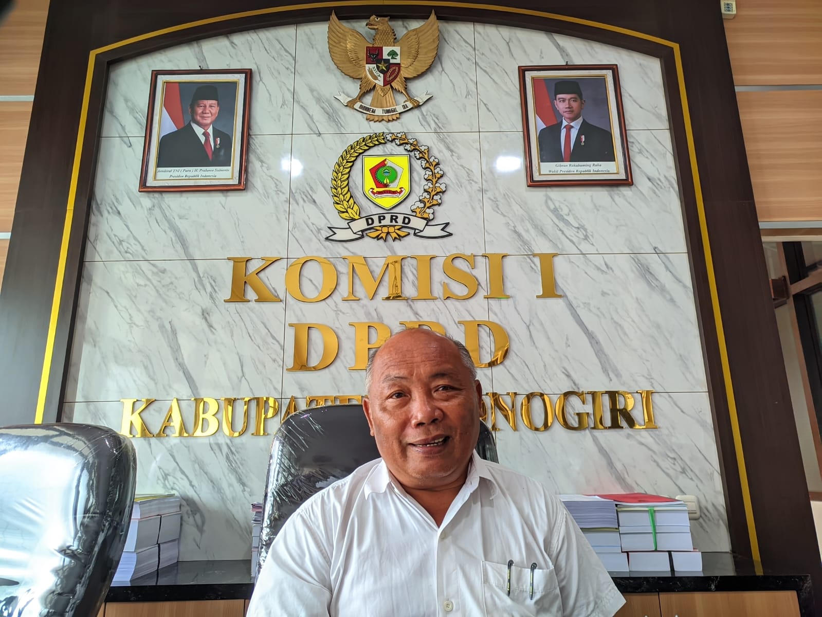 Ketua Komisi I DPRD Wonogiri Bambang Sadriyanto.