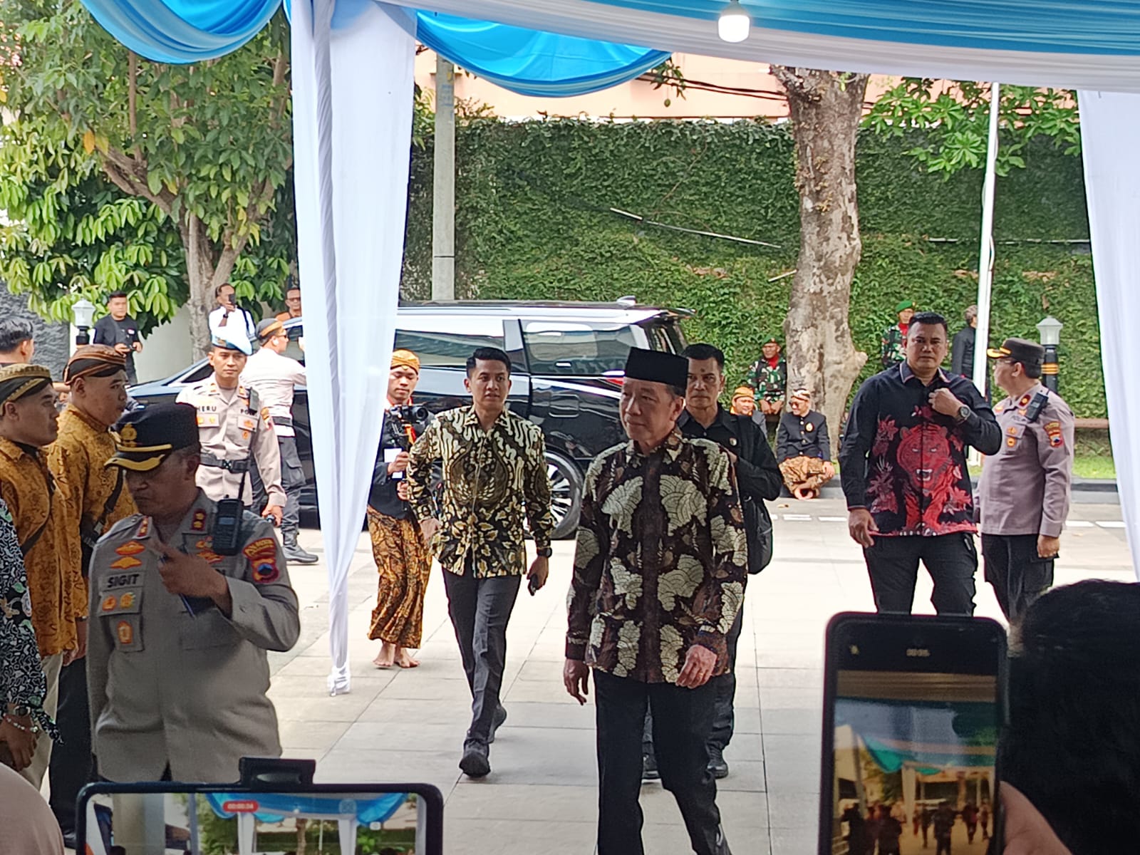 Presiden RI ke-7 Joko Widodo datang ke Loji Gandrung