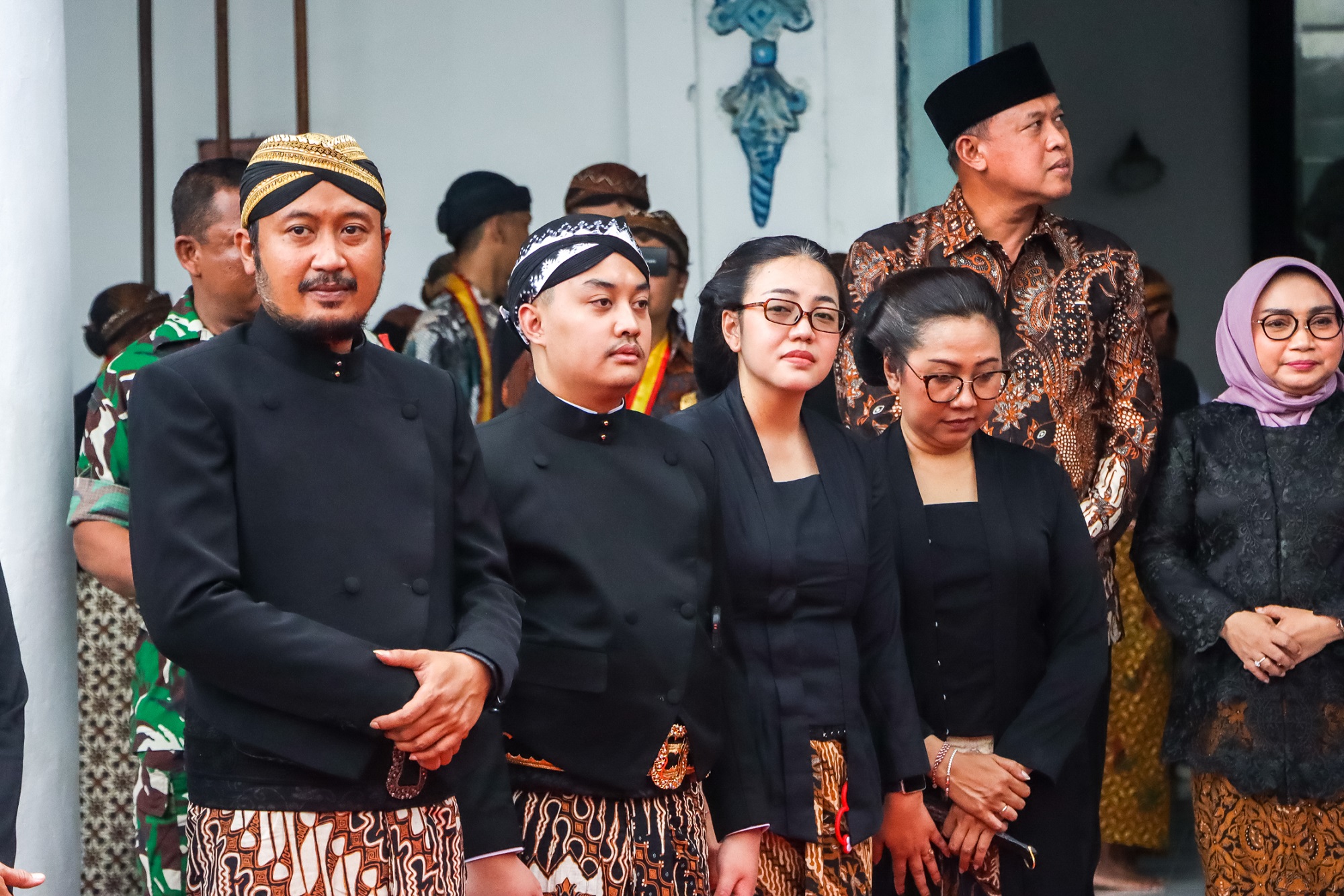 Putra-putri PB XIII berharap suksesi takhta Keraton Kasunanan Surakarta berjalan damai. (M Ihsan/Radar Solo)