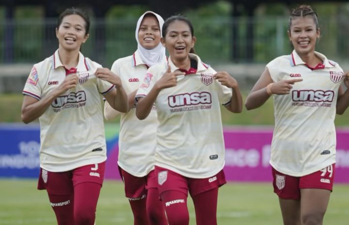 Skuad UNSA Women yang jadi wakil Jateng di ajang Piala Pertiwi 2025.