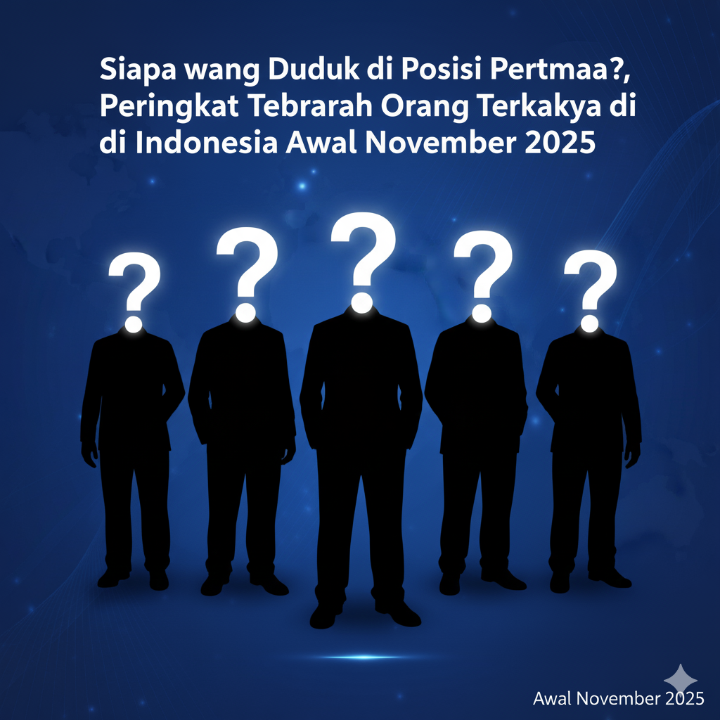 Siapa yang Duduk di Posisi Pertama? Ini Ranking Terbaru Orang Terkaya di Indonesia Awal November 2025