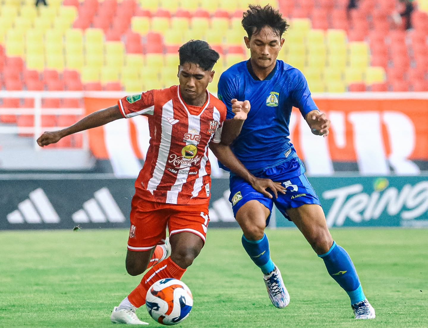 laga Deltras FC vs Persiba Balikpapan di Liga 2.