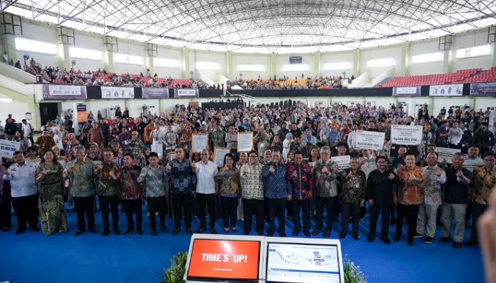 Festival Kemudahan dan Pelindungan Usaha Mikro yang digelar Kementerian Koperasi dan UKM bersama ratusan UMKM binaan BRI.