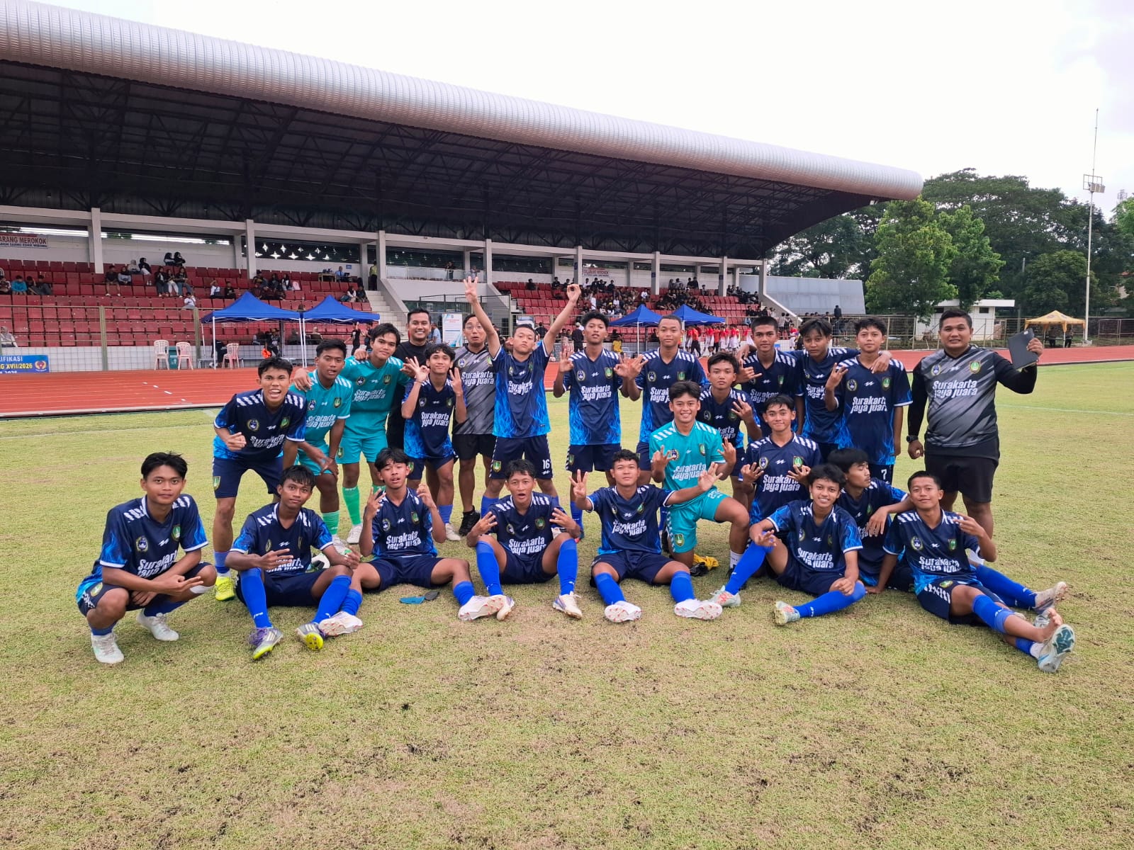 tim sepak bola Kota Solo yang terjun di ajang Kualifikasi Pekan Olahraga Provinsi (Porprov) XVII Jateng 2026.