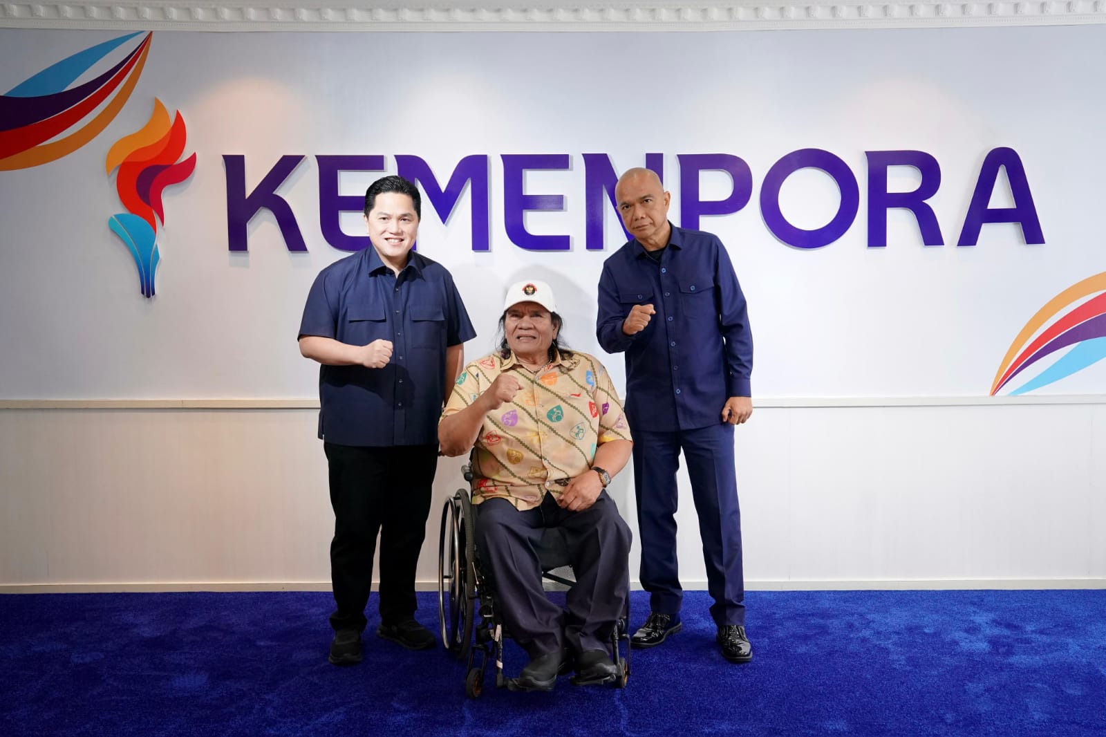 Menpora Erick Thohir bersama Ketua NPC Indonesia Wenny Marbun Jepang persiapan menuju ASEAN Para Games 2025