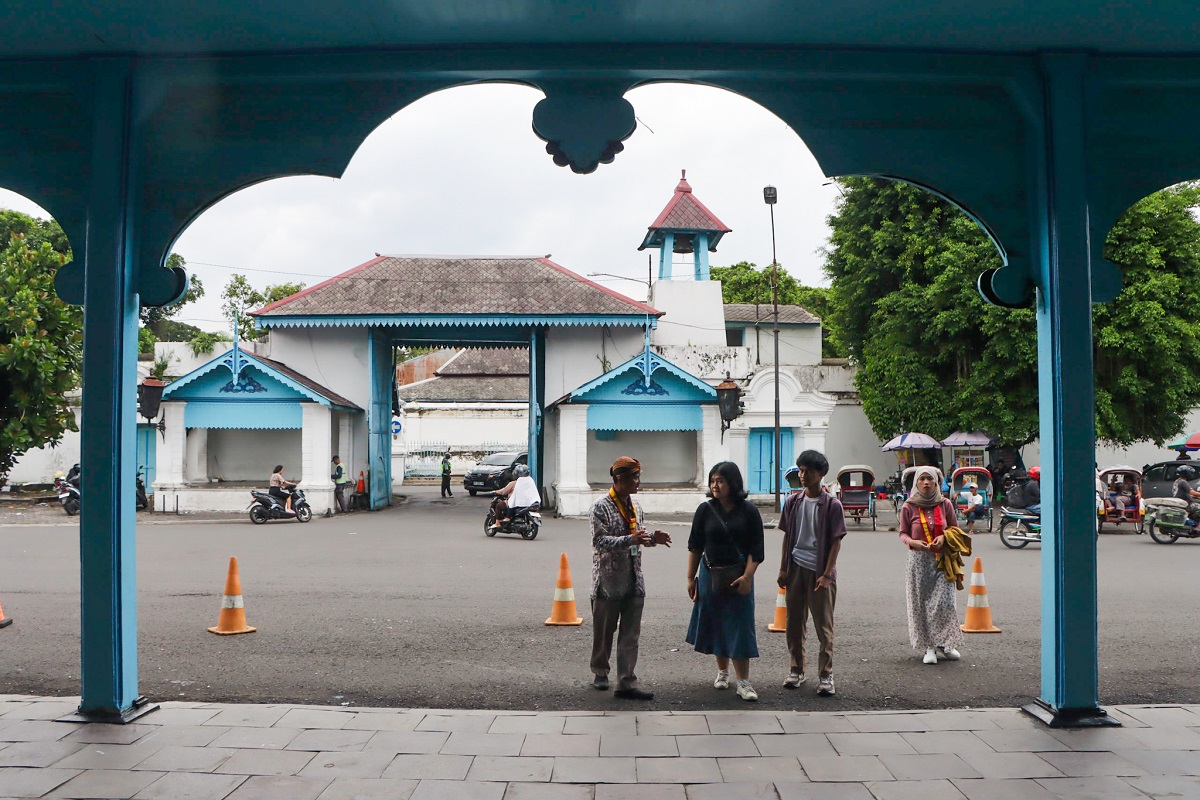 Kawasan Kori Kamandungan Keraton Solo.