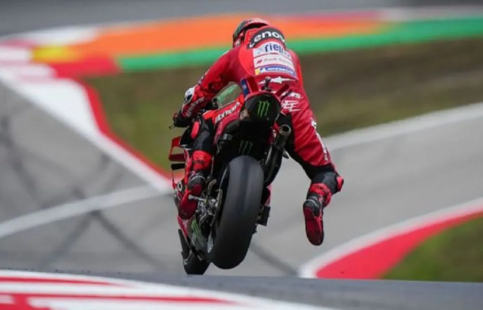 Pembalap Ducati Francesco Bagnaia.