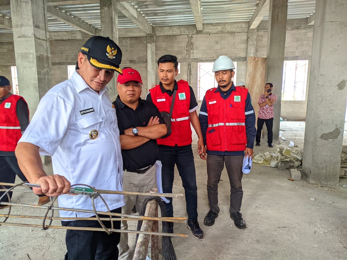 Sidak RSUD Purwantoro, Bupati&nbsp;Setyo Sukarno dan DPRD Wonogiri Pertanyakan Kualitas Gedung