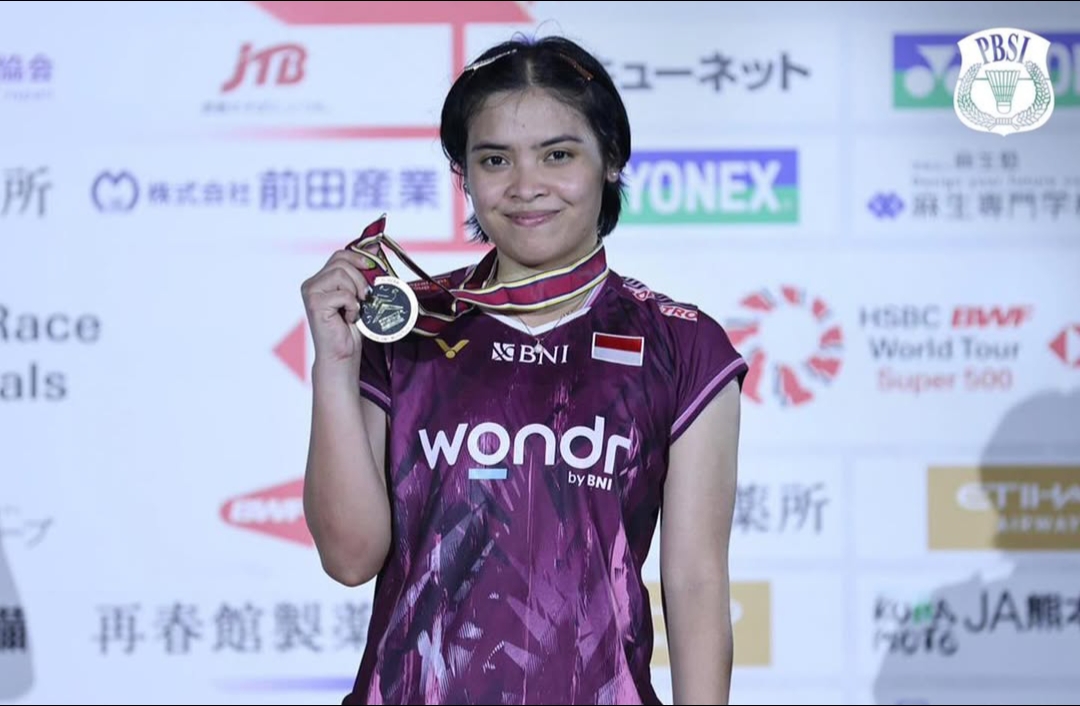 Gregoria Mariska harus puas jadi runner up di ajang Kumamoto Masters 2025.