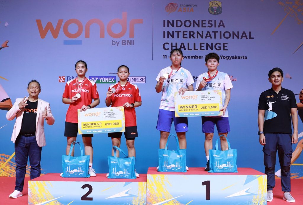 Yasintha Ristyana dan Selsi Josika harus puas jadi runner up di ajang Indonesia International Challenge 2025.