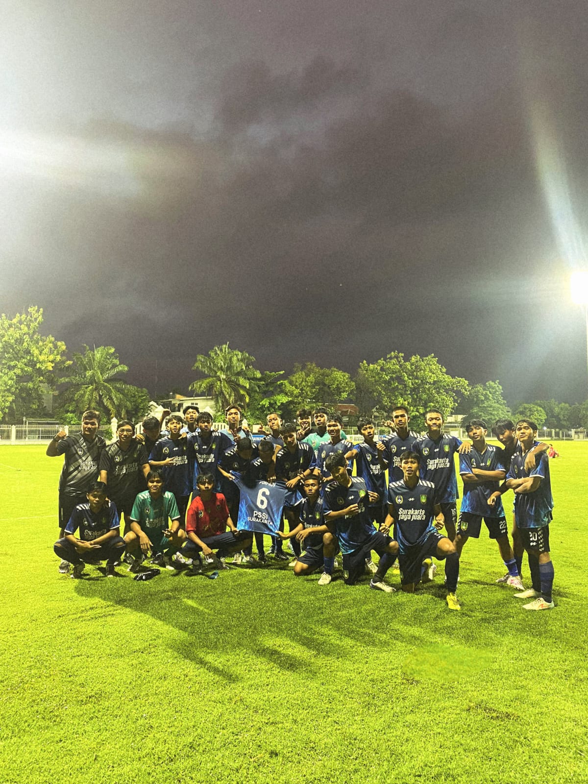 Tim Sepak Bola Kota Solo usai berjuang di ajang Pra Porprov Jateng 2026
